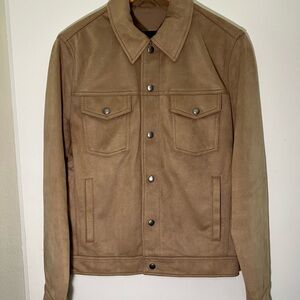Express Tan Faux-Suede Jacket